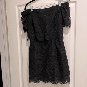 Topshop lace mini dress